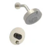 Phylrich Phylrich - Basic II Pressure Balance Shower & Diverter Set (Less Spout) Marble Handle Trim Only, Round Plate -Plumb Tile 4 190