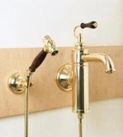 Herbeau Herbeau - Estelle Wall Mounted Single Lever Mixer With Ceramic Disc Cartridge And Handspray