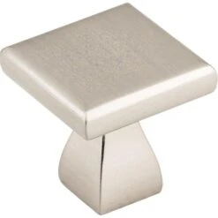 Elements - 1 Inch Overall Length Square Hadly Cabinet Knob -Plumb Tile 449sn
