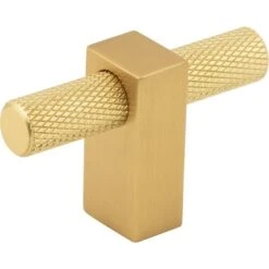 Jeffrey Alexander - Larkin Knurled 2-3/8 Inch Length Bar Knob 8 Jeffrey Alexander - Larkin Knurled 2-3/8 Inch Length Bar Knob -Plumb Tile 498t bg
