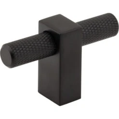 Jeffrey Alexander - Larkin Knurled 2-3/8 Inch Length Bar Knob 9 Jeffrey Alexander - Larkin Knurled 2-3/8 Inch Length Bar Knob -Plumb Tile 498t mb