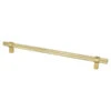 Berenson Berenson - Radial Reign 12 Inch CC Modern Brushed Gold Appliance Pull -Plumb Tile 5053 4MDB P 47