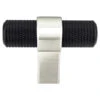 Berenson - Radial Reign Matte Black Bar And Brushed Nickel Post Knob -Plumb Tile 5060 455BPN P 43