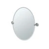 Gatco Gatco - Designer II 26.5 Inch H Frameless Oval Mirror -Plumb Tile 5079.main