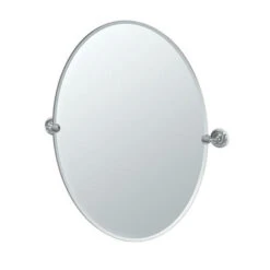 Gatco Gatco - Designer II 32 Inch H Frameless Oval Mirror