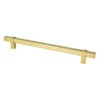Berenson Berenson - Rivet Rebel 224mm CC Modern Brushed Gold Pull 2 Berenson Berenson - Rivet Rebel 224mm CC Modern Brushed Gold Pull -Plumb Tile 5106 4MDB P 89
