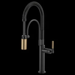 Brizo Brizo - Litze Semi-Professional Kitchen Faucet - Knurled Handle 10 Brizo Brizo - Litze Semi-Professional Kitchen Faucet - Knurled Handle -Plumb Tile 63343LF BLGL B1