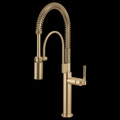 Brizo Brizo - Litze Semi-Professional Kitchen Faucet - Knurled Handle 11 Brizo Brizo - Litze Semi-Professional Kitchen Faucet - Knurled Handle -Plumb Tile 63343LF GL B1