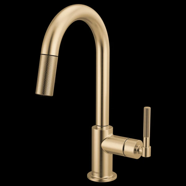 Brizo Brizo - Litze Pull-Down Prep Faucet With Arc Spout - Knurled Handle 7 Brizo Brizo - Litze Pull-Down Prep Faucet With Arc Spout - Knurled Handle - Image 5