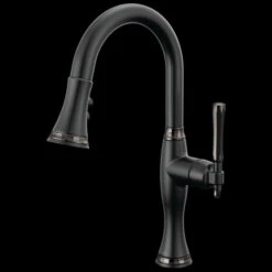 Brizo Brizo - The Tulham Kitchen Collection By Brizo Pull-Down Prep Kitchen Faucet -Plumb Tile 63958LF BLBNX B1