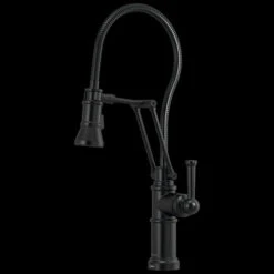 Brizo Brizo - Artesso Smarttouch Articulating Faucet With Finished Hose -Plumb Tile 64125LF BL B1