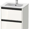 Duravit Duravit - Ketho.2 20 1/8" Wall Mount Two Drawer Single Vanity Cabinet, Sink Sold Separately -Plumb Tile 6920601 web