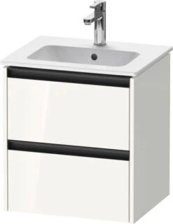 Duravit Duravit - Ketho.2 20 1/8" Wall Mount Two Drawer Single Vanity Cabinet, Sink Sold Separately
