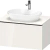 Duravit Duravit - D-Neo 31 1/2" Wall Mount One Drawer Single Vanity Cabinet, Sink Sold Separately 1 Duravit Duravit - D-Neo 31 1/2" Wall Mount One Drawer Single Vanity Cabinet, Sink Sold Separately -Plumb Tile 6936081 web2