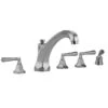 Jaclo Jaclo - Astor Roman Tub Set With High Spout And Hex Lever Handles And Angled Handshower Mount 1 Jaclo Jaclo - Astor Roman Tub Set With High Spout And Hex Lever Handles And Angled Handshower Mount -Plumb Tile 6972 T685 A TRIM JACLO Catalog Picture