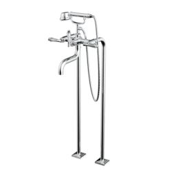 Santec Santec - Edo Crystal Floor Mount Tub Filler With Hand Shower