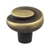 Berenson - Sonata Rustic Brushed Brass Knob 2 Berenson - Sonata Rustic Brushed Brass Knob -Plumb Tile 7126 1RAB C 71