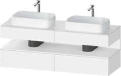 Duravit Duravit - Qatego 63" Double Vanity Cabinet, Sink Sold Separately