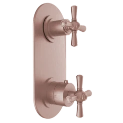 Santec - Hana Trim (Non-Shared Function) - 1/2 Inch Thermostatic Trim With Volume Control And 2-Way Diverter -Plumb Tile 7195 to 7199HD95 TM 70cc84ad 104c 4c35 aafe 3a225fa201f5