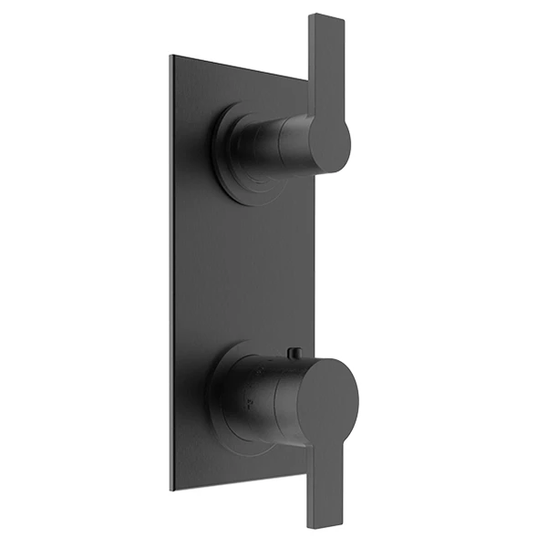 Santec - Metra Trim (Non-Shared Function) - 1/2 Inch Thermostatic Trim With Volume Control And 3-Way Diverter 5 Santec - Metra Trim (Non-Shared Function) - 1/2 Inch Thermostatic Trim With Volume Control And 3-Way Diverter - Image 3