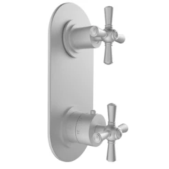Santec - Lyra Trim (Shared Function) - 1/2 Inch Thermostatic Trim With Volume Control And 2-Way Diverter -Plumb Tile 7195 to 7199PF75 bba16dad 2f46 46d2 bb34 f519625e6b00