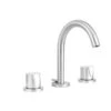 Jaclo - Uptown Contempo Slim Faucet With Round Escutcheons & Thumb Handles 2 Jaclo - Uptown Contempo Slim Faucet With Round Escutcheons & Thumb Handles -Plumb Tile 7770 T672 JACLO Catalog Picture