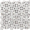 Roca Tile - Kaleidoscope Marble Mosaic 12 X 12 -Plumb Tile 8