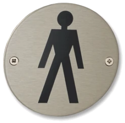 Cool Lines - Gentlemen Door Sign