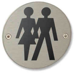 Cool Lines - Ladies & Gentlemen Door Sign