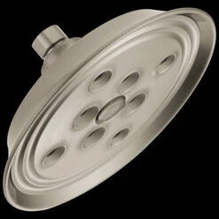 Brizo Brizo - Essential Shower 7 Inch Classic Round H2Okinetic Single Function Wall Mount Showerhead 13 Brizo Brizo - Essential Shower 7 Inch Classic Round H2Okinetic Single Function Wall Mount Showerhead -Plumb Tile 87305 BN B1