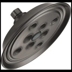 Brizo Brizo - Essential Shower 7 Inch Classic Round H2Okinetic Single Function Wall Mount Showerhead 16 Brizo Brizo - Essential Shower 7 Inch Classic Round H2Okinetic Single Function Wall Mount Showerhead -Plumb Tile 87305 SL B1