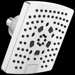 Brizo Brizo - Essential Shower 7 Inch Linear Square H2Okinetic Multi-Function Wall Mount Showerhead