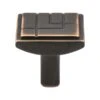 Berenson - Oak Park Verona Bronze Knob 1 Berenson - Oak Park Verona Bronze Knob -Plumb Tile 9218 10VB P 18