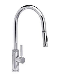 Waterstone Waterstone - Industrial Plp Pulldown Faucet - Toggle Sprayer - Angled Spout