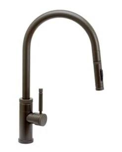 Waterstone Waterstone - Industrial Plp Pulldown Faucet - Toggle Sprayer - Angled Spout -Plumb Tile 9410 CHB