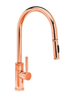 Waterstone Waterstone - Industrial Plp Pulldown Faucet - Toggle Sprayer - Angled Spout -Plumb Tile 9410 PC