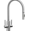 Waterstone Waterstone - Modern 2 Handle Plp Pulldown Faucet - Toggle Sprayer -Plumb Tile 9452 SN