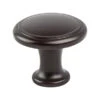 Berenson - American Classics Rubbed Bronze Ringed Knob -Plumb Tile 9923 110 P 60