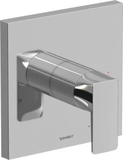 Duravit Duravit - DuraSquare Pressure Balance Shower Trim, Valve Sold Separately