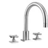 Jaclo Jaclo - Contempo Uptown Roman Tub Set With Hub Base Cross Handles And Square Escutcheons 2 Jaclo Jaclo - Contempo Uptown Roman Tub Set With Hub Base Cross Handles And Square Escutcheons -Plumb Tile 9981 TSQ462 TRIM JACLO Catalog Picture