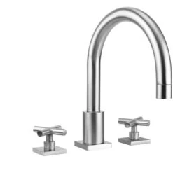 Jaclo Jaclo - Contempo Uptown Roman Tub Set With Hub Base Cross Handles And Square Escutcheons