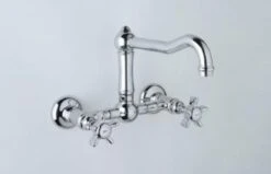 Rohl Rohl - Acqui Wall Mount Bridge Kitchen Faucet With Column Spout
