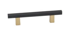 Alno Alno - Quadrato 4 Inch Pull Groove Bar 9 Alno Alno - Quadrato 4 Inch Pull Groove Bar -Plumb Tile A2905 4 CHP MB