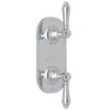 Rohl - 1/2 Inch Thermostatic Trim With Diverter - Metal Lever Handles