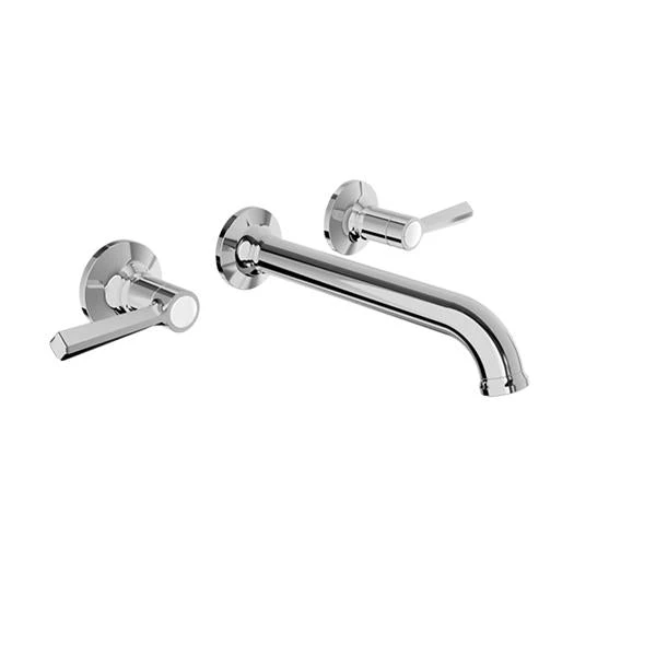 Baril - Beaumont B20 Trim Only For 2 Handles Wall-mounted Lavatory Faucet, Drain Not Included 3 Baril - Beaumont B20 Trim Only For 2 Handles Wall-mounted Lavatory Faucet, Drain Not Included