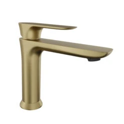 Baril - Sens B45 Single Hole Lavatory Faucet, Drain Not Included -Plumb Tile B45 1010 00L LL