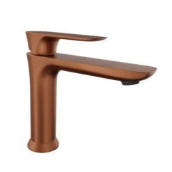 Baril - Sens B45 Single Hole Lavatory Faucet, Drain Not Included -Plumb Tile B45 1010 00L VV