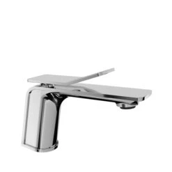 Baril - Accent B56 Single Hole Lavatory Faucet, Drain Not Included -Plumb Tile B56 1010 00L CC
