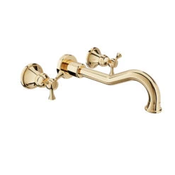 Baril - Eva B71 Trim Only For Wall-mounted Lavatory Faucet, Drain Not Included 19 Baril - Eva B71 Trim Only For Wall-mounted Lavatory Faucet, Drain Not Included -Plumb Tile B71 8041 00L GG ff42c74f 2dc6 473d 8fc2 2c9f0a5c3cf6