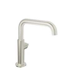 Baril - Air B80 Single-hole Lavatory Faucet, Drain Included (without Handle) -Plumb Tile B80 1032 1PL NN